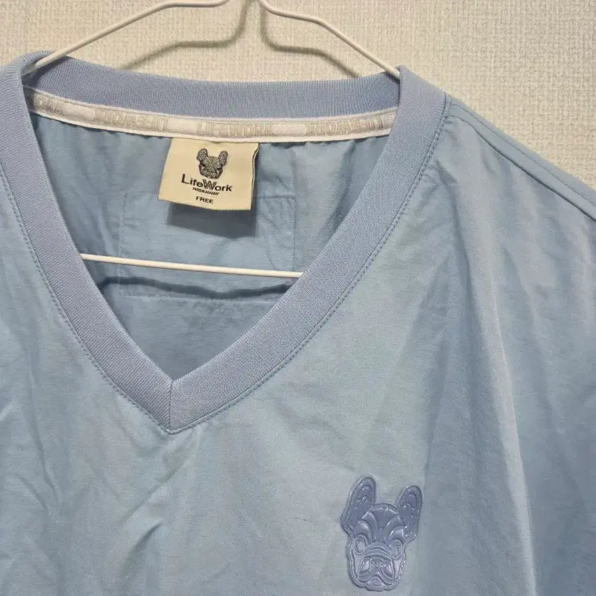 [SOLD OUT] 라이프워크 V넥 반팔 티셔츠 블루