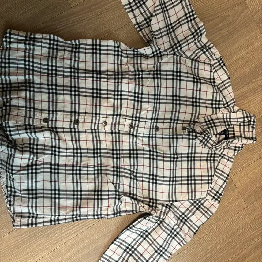[BUNJANG] Burberry Check Pattern Cotton Jacket / 버버리 자켓