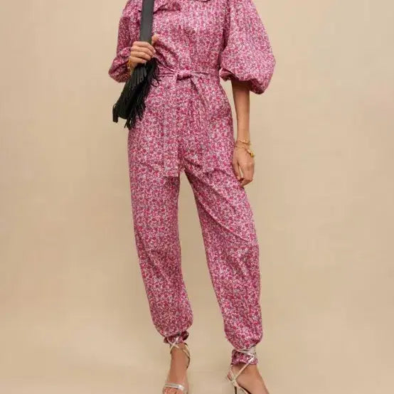 [BUNJANG] Maje Floral Pattern Jumpsuit / maje 마쥬 플라워 패턴 점프수트36