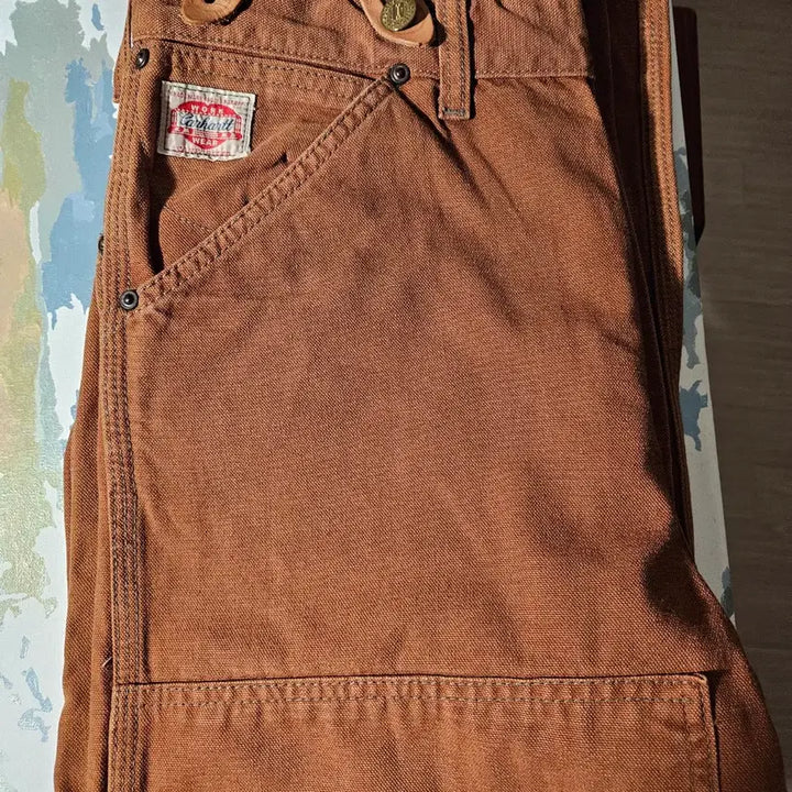 [BUNJANG] Carhartt x Edwin Heart Logo Replica Pants (E62WR) / 칼하트 x 에드윈 하트 로고 복각 팬츠 (E62WR)