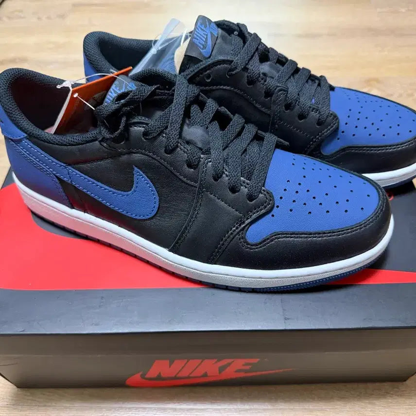 [BUNJANG] Jordan 1 Retro Low OG Mystic Navy Sneakers / 조던 1 레트로 로우 OG 미스틱 네이비
