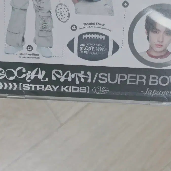[BUNJANG] Stray Kids Lee Know Super Bowl FC Version Album / 스트레이키즈 일본 Super Bowl 소셜패스 FC반 리노 미개봉 앨범