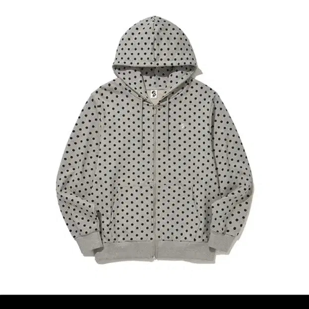 [BUNJANG] Dot Pattern Hooded Zip-up Jacket / 도트후드집업팔아요