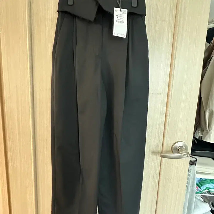 [BUNJANG] Zara ZW Wide Leg Trousers Black / 자라 ZW 와이드 팬츠 슬랙스 블랙