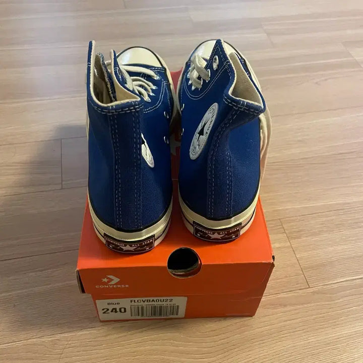 [BUNJANG] Converse Chuck Taylor All-Star 70 High Rush Blue / 컨버스 하이 척테일러 70 러쉬 블루 240