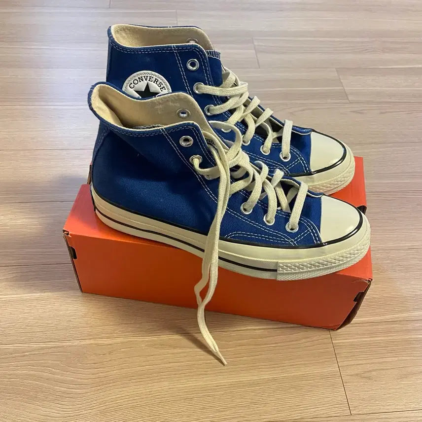 [BUNJANG] Converse Chuck Taylor All-Star 70 High Rush Blue / 컨버스 하이 척테일러 70 러쉬 블루 240