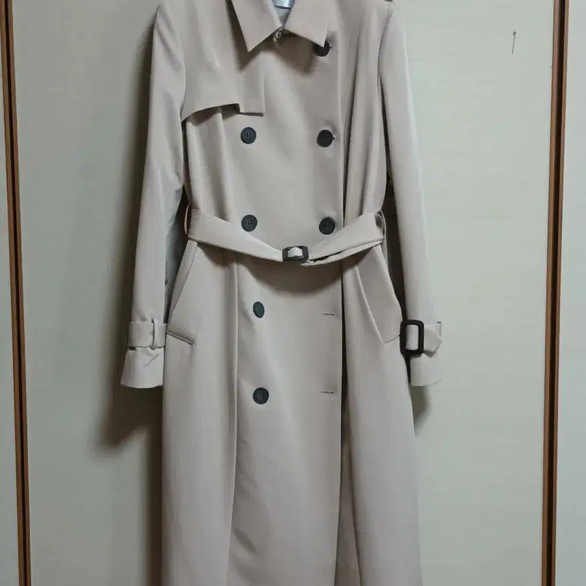 [SOLD OUT] 새옷수준)나나살롱 베이지 트렌치 롱 코트