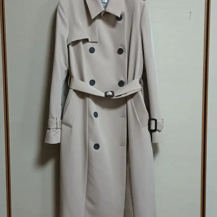 [SOLD OUT] 새옷수준)나나살롱 베이지 트렌치 롱 코트