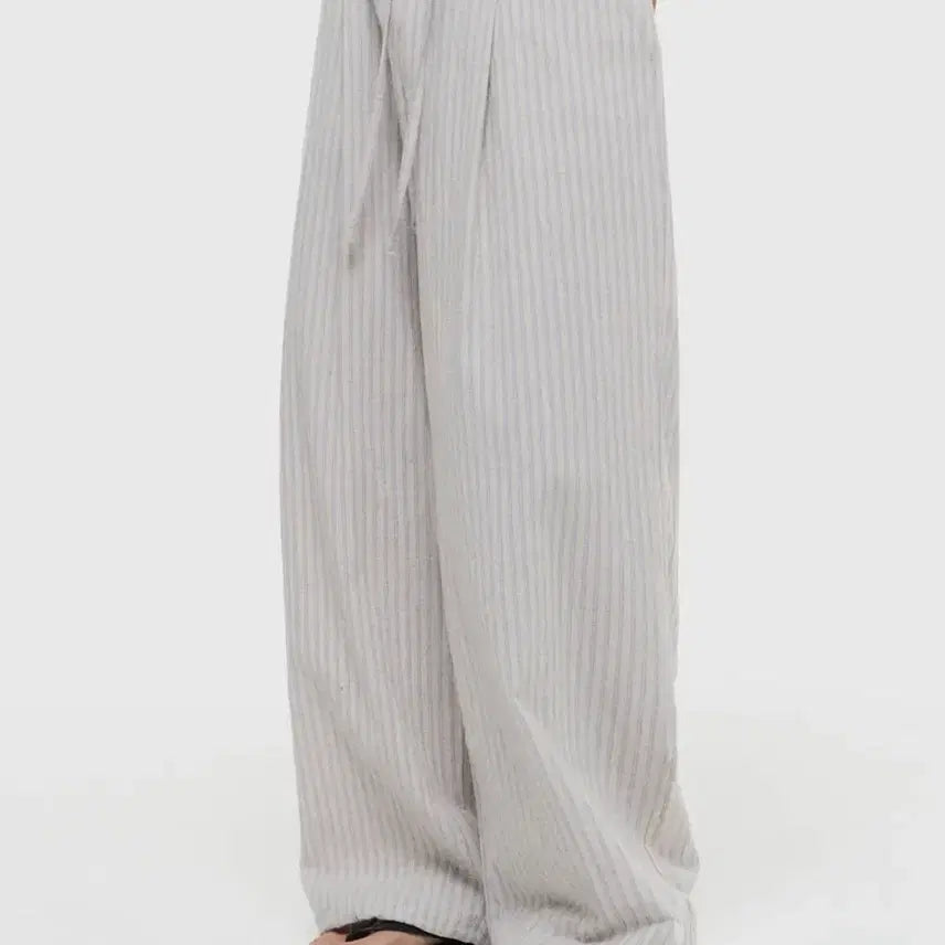 [BUNJANG] DNSR Cozy Pajama Stripe Pants White / [DNSR] 코지 파자마 스트라이프 팬츠 화이트