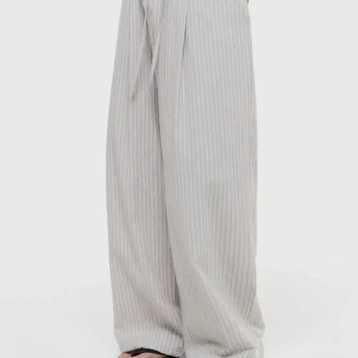 [BUNJANG] DNSR Cozy Pajama Stripe Pants White / [DNSR] 코지 파자마 스트라이프 팬츠 화이트