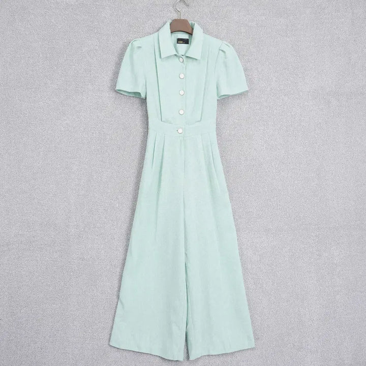 [SOLD OUT] 딘트 DINT 고퀄 트위드 반팔 점프수트 55size