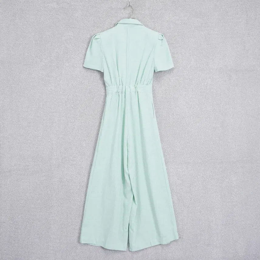 [SOLD OUT] 딘트 DINT 고퀄 트위드 반팔 점프수트 55size