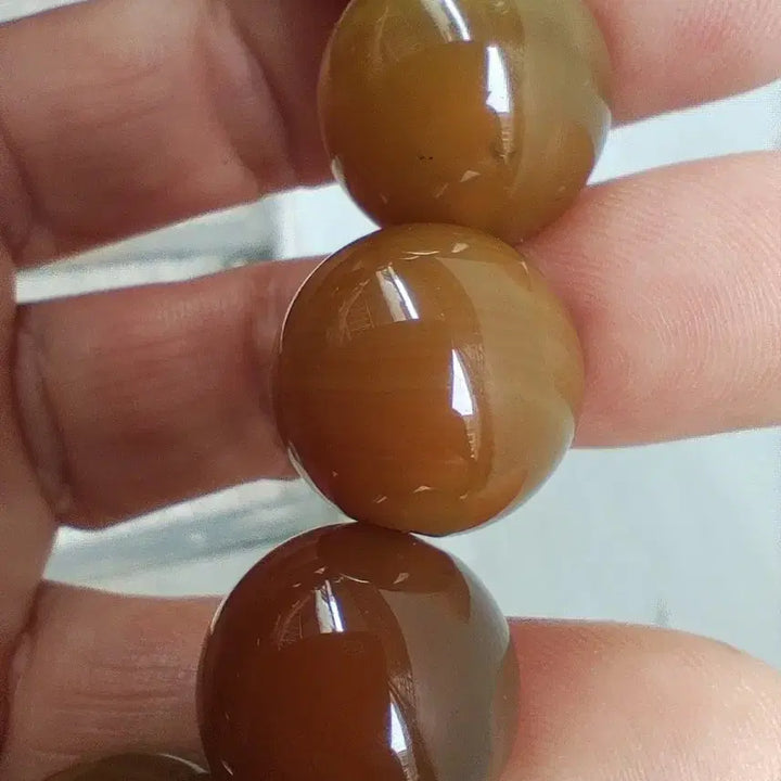 [BUNJANG] Natural Agate Bracelet / 고급원석 팔찌