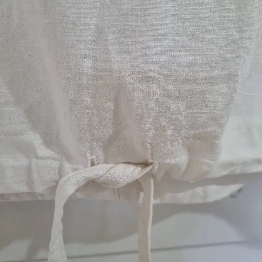 [BUNJANG] Linen Summer Blouse / 여름 고급스러운 마 린넨 블라우스  깨끗해요. 가슴단면60