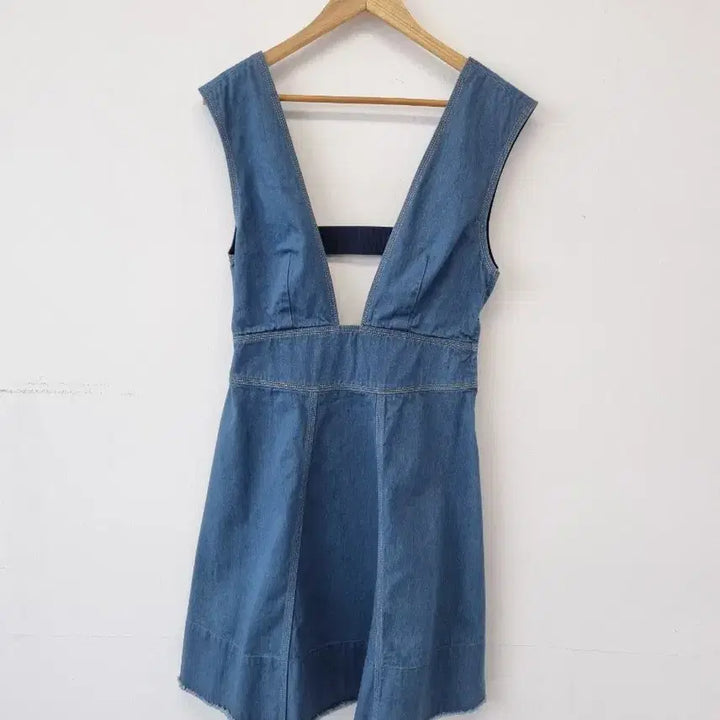 [BUNJANG] Frontrow x Happening Denim Dress M / 프론트로우X해프닝 데님 원피스 M