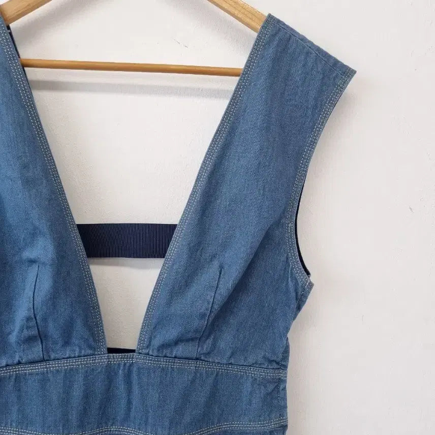 [BUNJANG] Frontrow x Happening Denim Dress M / 프론트로우X해프닝 데님 원피스 M