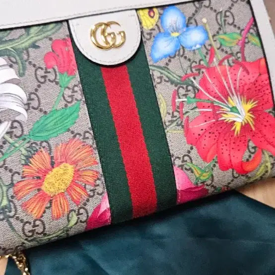 [BUNJANG] Gucci Ophidia Flora Chain Shoulder Bag / 구찌  오피디아GG 체인백 플로라 숄더백