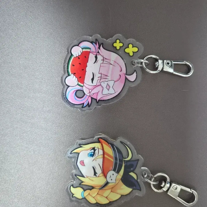 [BUNJANG] Eternal Return Niki &amp; Eleven Acrylic Keyring / 이터널리턴 공식 아크릴키링 니키 일레븐