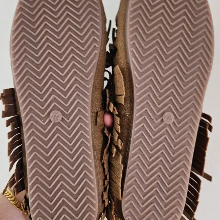[BUNJANG] Suede Tassel Moccasin Brown 225 / 새) 스웨이드 태슬 모카신 브라운 225