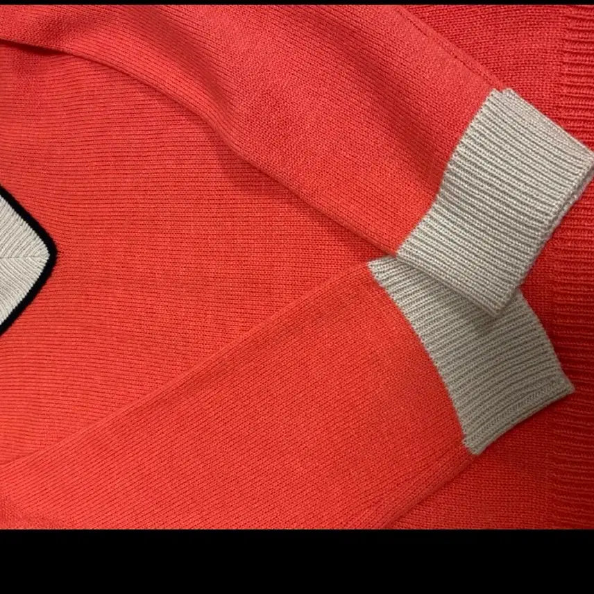 [BUNJANG] Olive des Olive Orange Knit T-Shirt / 올리브데올리브 오렌지 니트 티 556677 정도