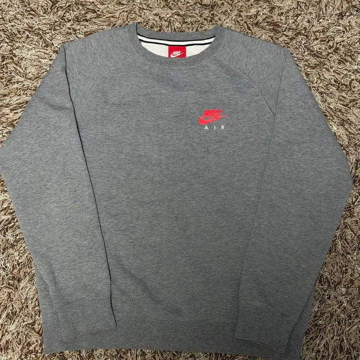 [BUNJANG] Nike Air Gray Sweatshirt / 나이키 에어 그레이 맨투맨 티셔츠