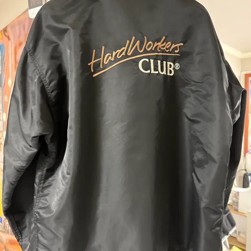 [BUNJANG] Deutero Hard Workers Club Coach Jacket (M) / (M) 듀테로 하드워커스클럽 코치자켓