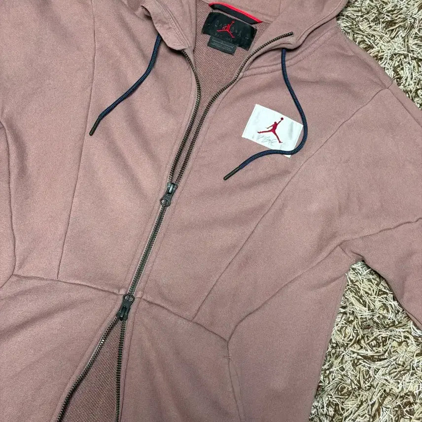 [BUNJANG] Jordan Full-Zip Hoodie Pink / 조던 풀집업 후드 핑크