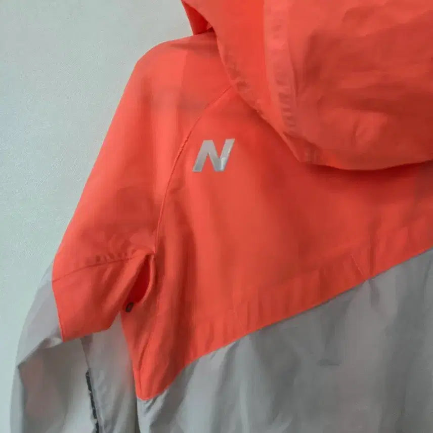 [BUNJANG] New Balance Windbreaker Coral/White M / 뉴발란스 바람막이 코랄/화이트 M