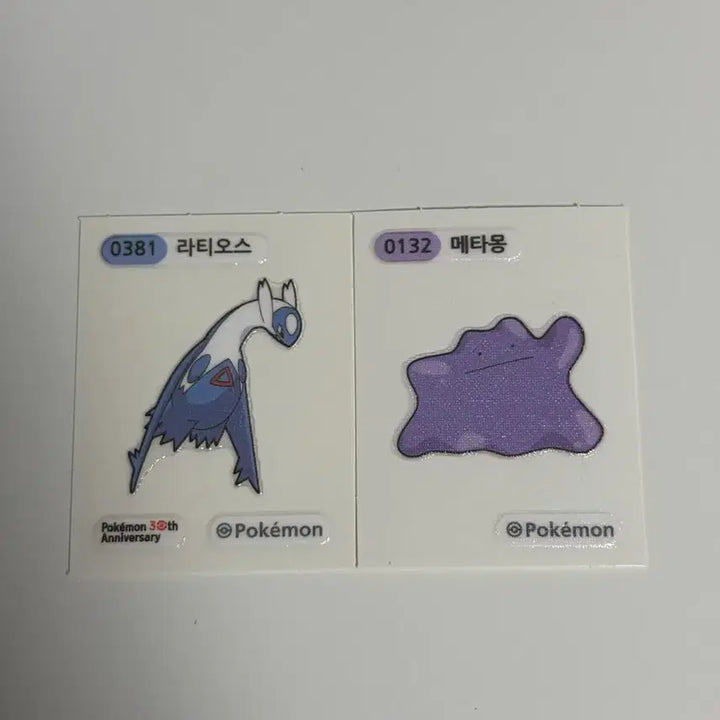 [BUNJANG] Pokemon Latios and Ditto Bundle Set Stickers / 포켓몬 띠부띠부씰 라티오스