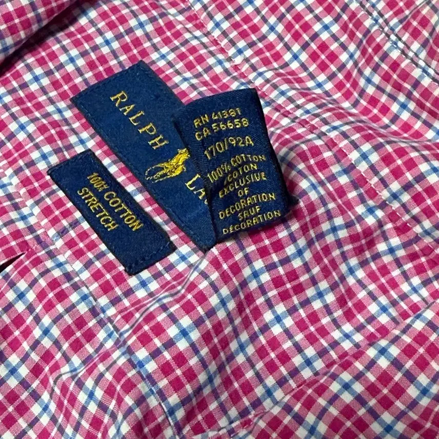 [BUNJANG] Polo Ralph Lauren Checkered Shirt / 폴로 랄프로렌 체크 셔츠