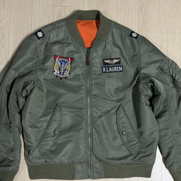 [BUNJANG] Polo Ralph Lauren Reversible Bomber Jacket XL / [폴로 랄프로렌] 리버시블 항공 점퍼 XL 사이즈