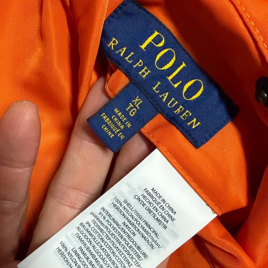 [BUNJANG] Polo Ralph Lauren Reversible Bomber Jacket XL / [폴로 랄프로렌] 리버시블 항공 점퍼 XL 사이즈