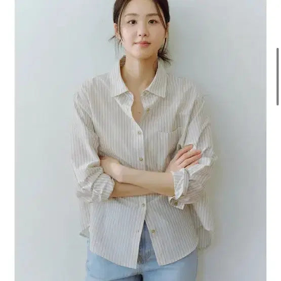 [BUNJANG] Venet Dahlia Shirt Stripe / 베뉴엣 달리아셔츠 스트라이프