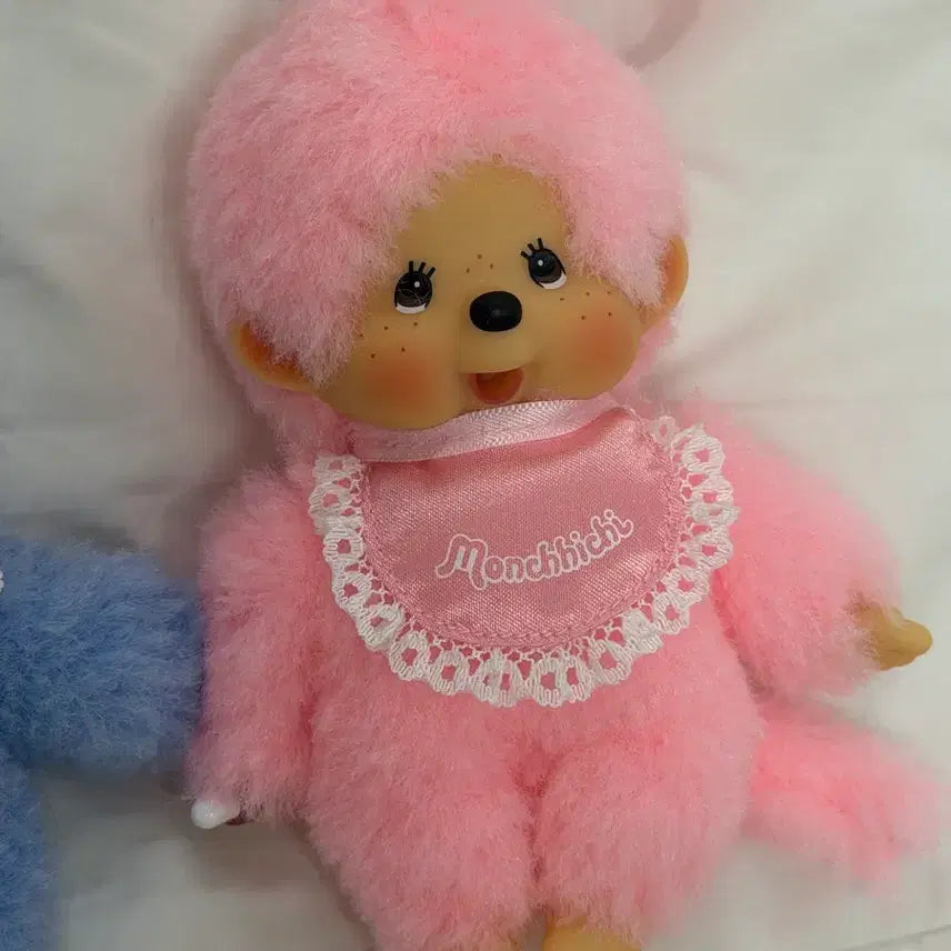 [BUNJANG] Monchhichi Lace Keyring Pink / 몬치치 레이스 키링 핑크
