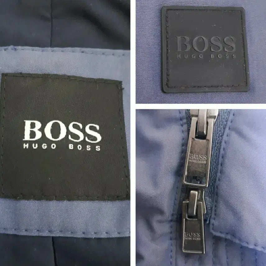 [BUNJANG] BOSS Hooded Long Field Jacket - Navy / BOSS 후드 롱 야상 점퍼 네이비