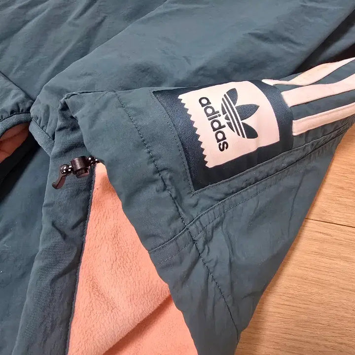 [BUNJANG] Adidas Originals Fleece Lined Anorak Pullover (Reversible) / 아디다스 오리지널스 플리스 라인 아노락 풀오버 (리버시블)