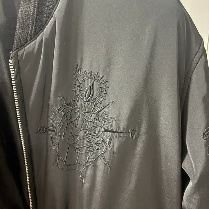 [BUNJANG] TONYWACK Embroidered Flight Jacket / 토니웩 자수 항공점퍼 자켓