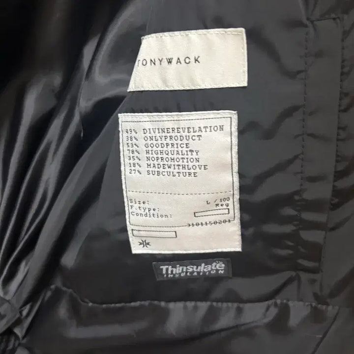 [BUNJANG] TONYWACK Embroidered Flight Jacket / 토니웩 자수 항공점퍼 자켓