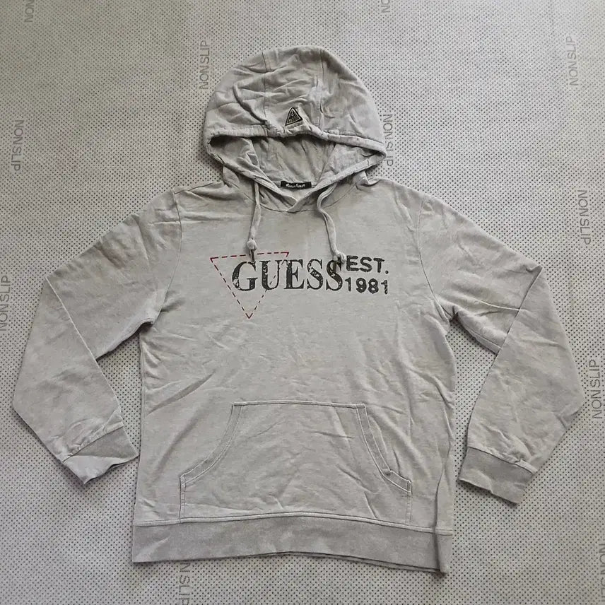 [BUNJANG] Guess EST.1981 Gray Hoodie / 게스 EST.1981 회색 후드티