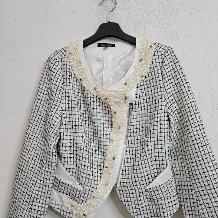 [BUNJANG] Tweed Jacket / 진주 포인트 트위드 자켓