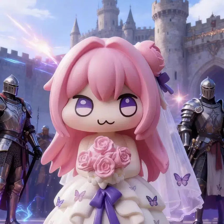 [BUNJANG] Nikke Wedding Bride Dororong Figure / (미개봉) 승리의여신 니케 웨딩 신부 도로롱 피규어