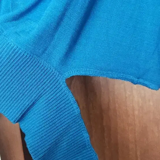 [BUNJANG] The Ilma Blue Knit Top / 더일마 니트(두껍지않은)