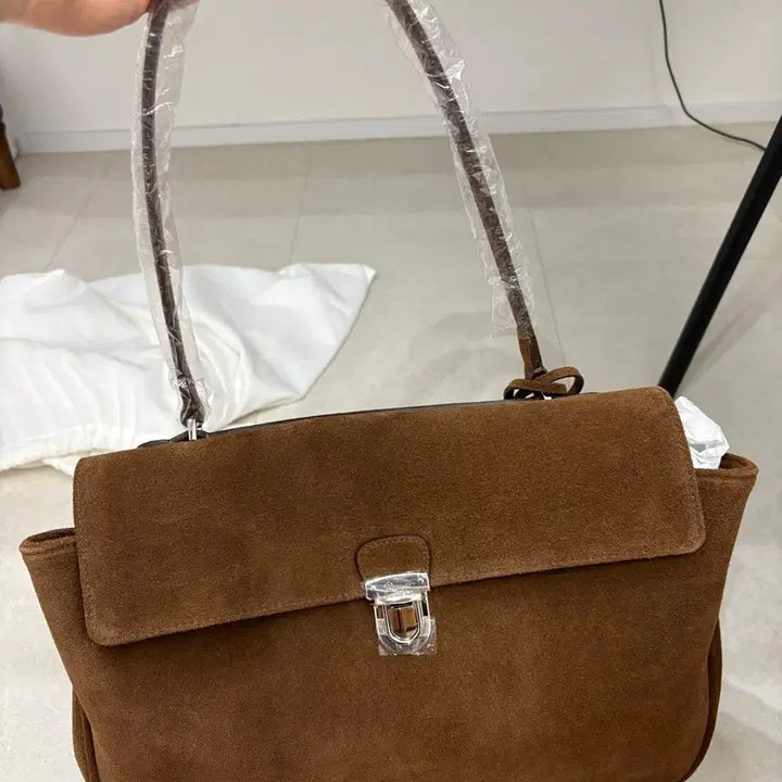 [BUNJANG] Ribbonbit Marlo Bag Suede Handbag / 리본빛 말로우백 스웨이드 새상품