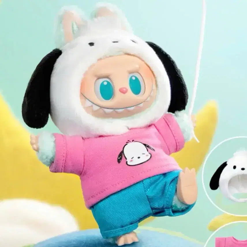 [BUNJANG] POP MART Labubu Pochacco Collaboration Figure / 팝마트 정품)라부부 산리오 콜라보시리즈- 포차코 단순개봉 새제품