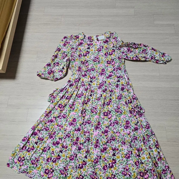 [BUNJANG] 3-Piece Set Long Floral Pattern Dresses (Size 66) / 66사이즈 원피스3벌입니다