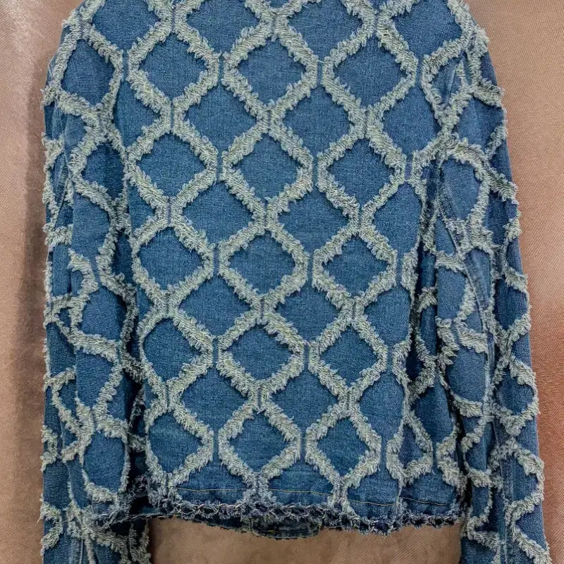 [SOLD OUT] 패턴 청자켓