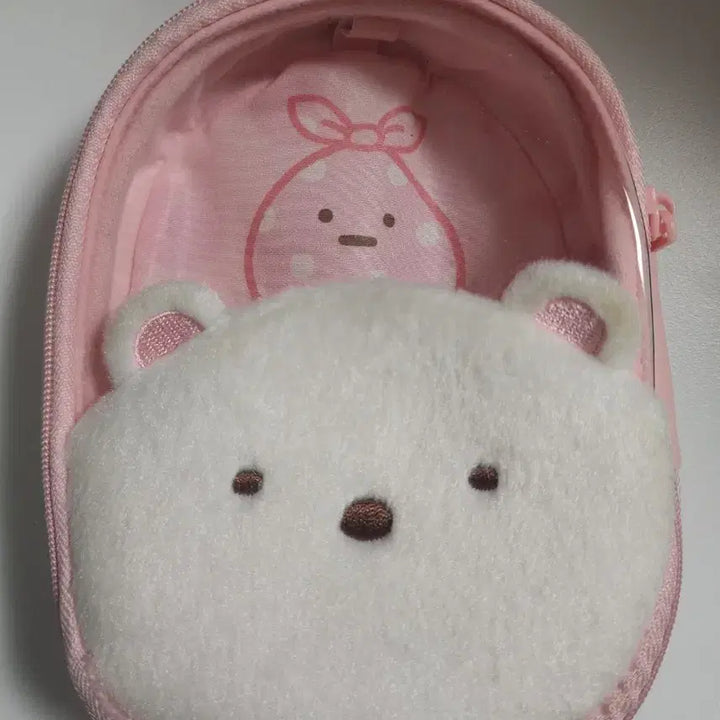 [BUNJANG] Sumikko Gurashi Shirokuma Pouch and Toploader Set / 일괄)스미코구라시 파우치 : 시로쿠마와 탑로더