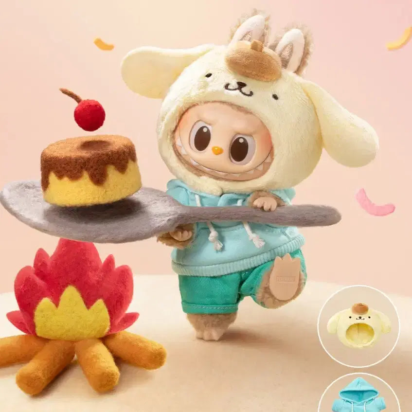 [BUNJANG] POP MART La BoBo x Sanrio Pompompurin Figure / 팝마트 정품)라부부 산리오 콜라보시리즈-폼폼푸린 단순개봉 새제품