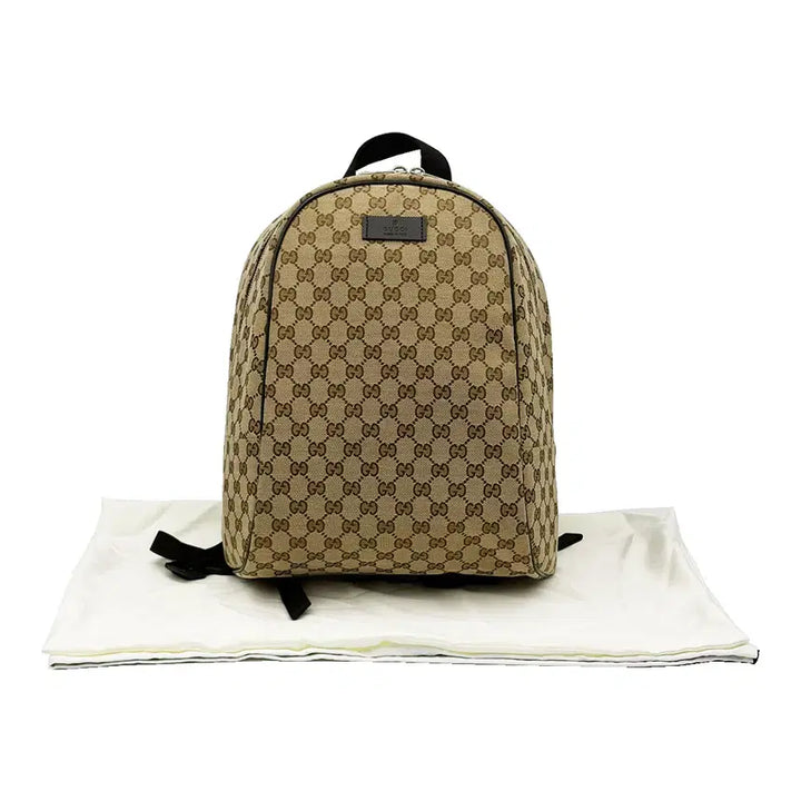 [BUNJANG] Gucci 449906 GG Logo Supreme Canvas Backpack / 구찌 Gucci 449906 GG로고 수프림 캔버스 백팩