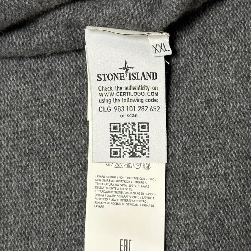 [BUNJANG] Stone Island Compass Motif Two-Way Zip-Up Jacket XXL / 스톤아일랜드 컴패스 motif 투웨이 집업 XXL(105-110)